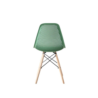 TuHome Marcus Modern Dining Chair, Mid-Century Ergonomic Acc - Olive