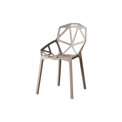 TuHome Roxy Modern Dining Chair, Sophisticated High-Back Uph - Taupe