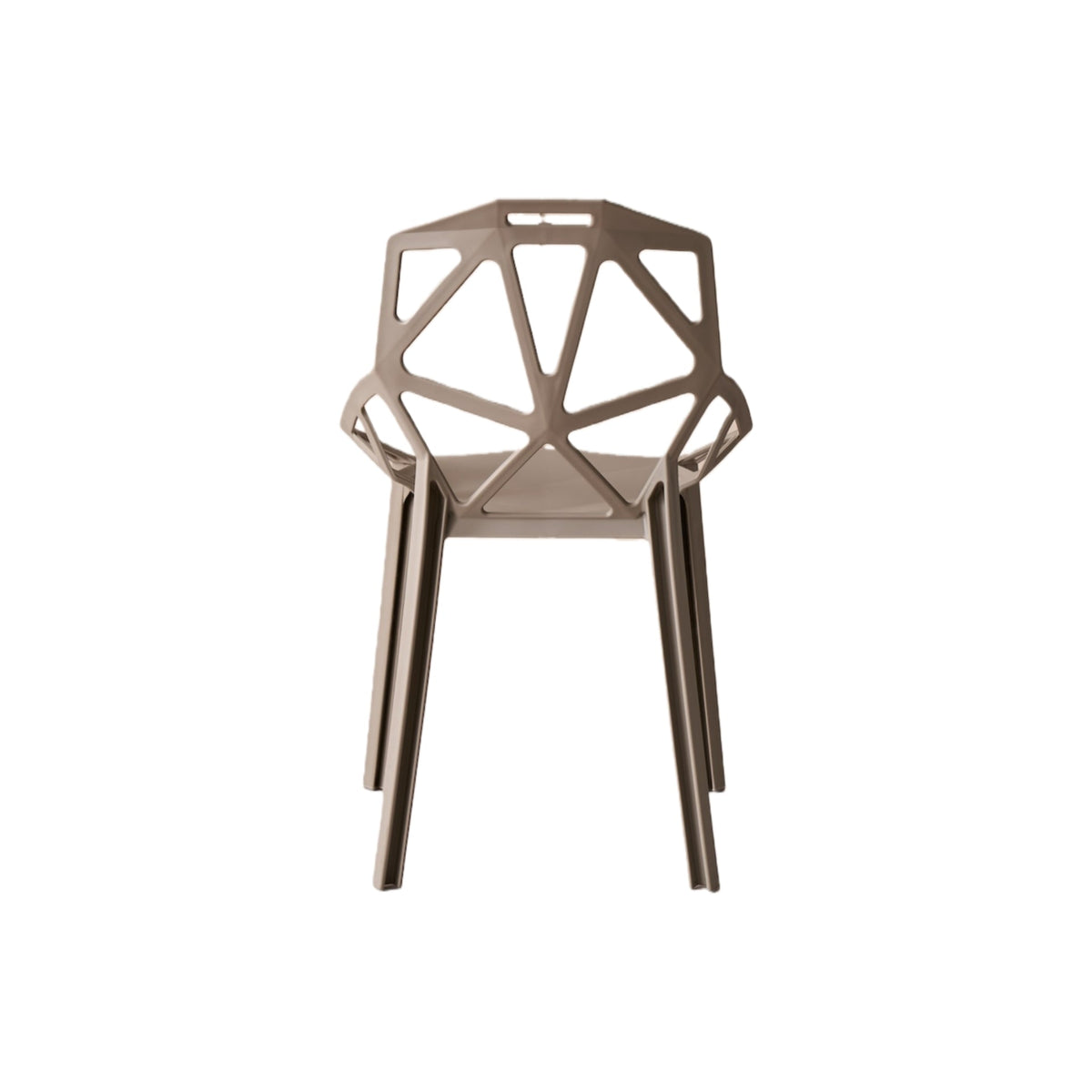 TuHome Roxy Modern Dining Chair, Sophisticated High-Back Uph - Taupe
