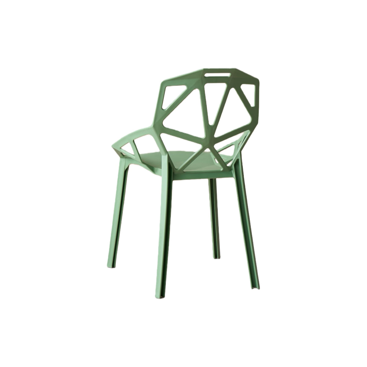 TuHome Roxy Modern Dining Chair, Sophisticated High-Back Uph - Green