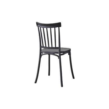 TuHome Claus Modern Dining Chair, Sophisticated High-Back Up - Black