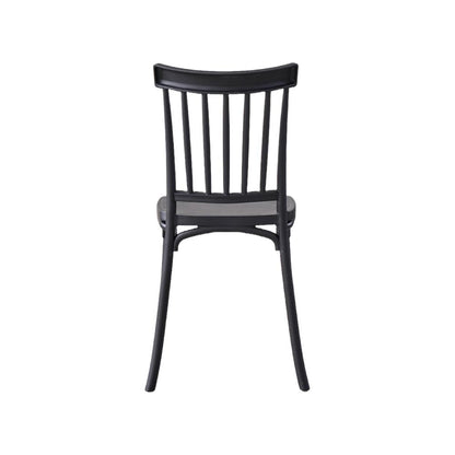 TuHome Claus Modern Dining Chair, Sophisticated High-Back Up - Black