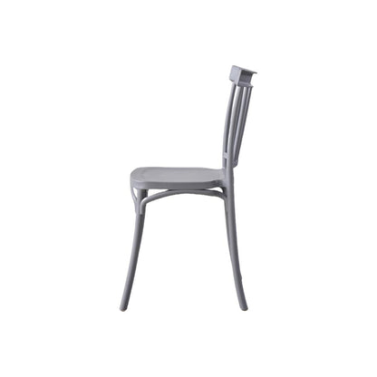 TuHome Claus Modern Dining Chair, Sophisticated High-Back Up - Dark Grey