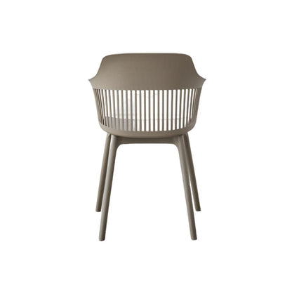 TuHome Cojin Modern Dining Chair, Sophisticated High-Back Up - Taupe