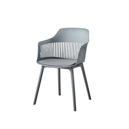 TuHome Cojin Modern Dining Chair, Sophisticated High-Back Up - Dark Grey