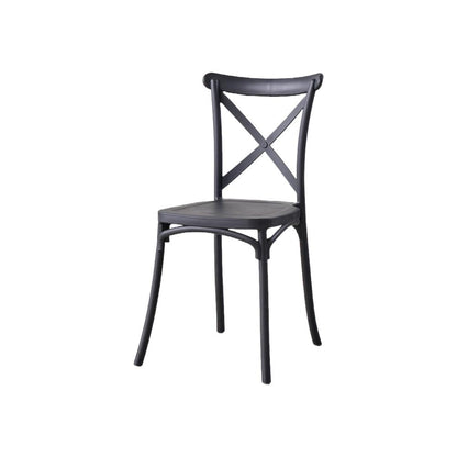 TuHome Betany Modern Dining Chair, Sophisticated High-Back U - Black