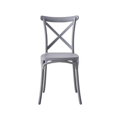 TuHome Betany Modern Dining Chair, Sophisticated High-Back U - Dark Grey