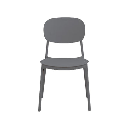 TuHome Milan Modern Dining Chair, Sophisticated High-Back Up - Dark Grey