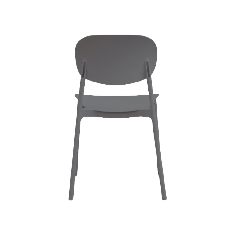 TuHome Milan Modern Dining Chair, Sophisticated High-Back Up - Dark Grey