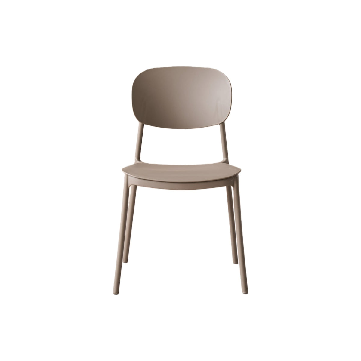 TuHome Milan Modern Dining Chair, Sophisticated High-Back Up - Grey/Taupe