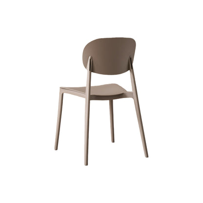 TuHome Milan Modern Dining Chair, Sophisticated High-Back Up - Grey/Taupe