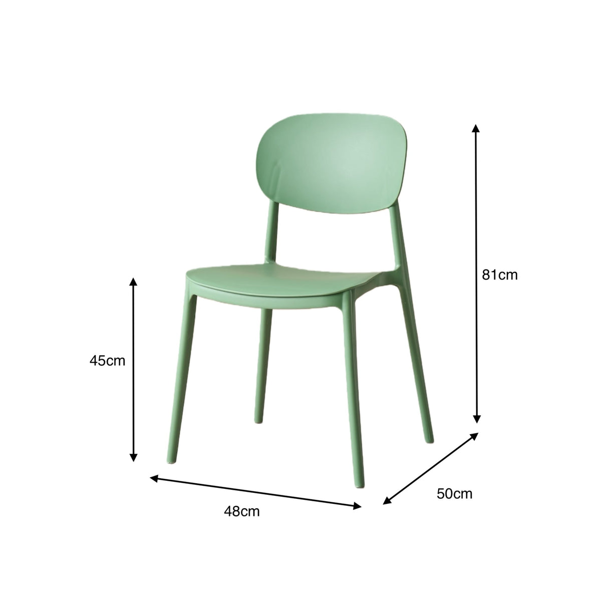 TuHome Milan Modern Dining Chair, Sophisticated High-Back Up - Olive