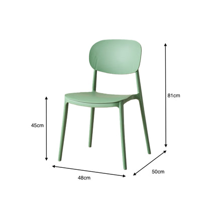 TuHome Milan Modern Dining Chair, Sophisticated High-Back Up - Olive