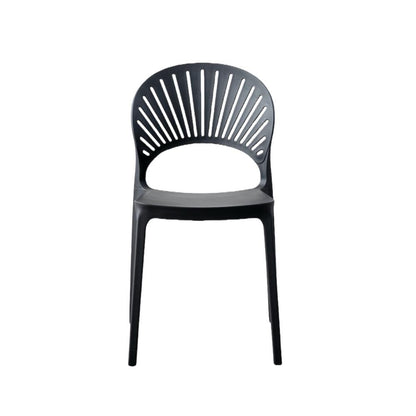 TuHome Paraiso Modern Dining Chair, Sophisticated High-Back  - Black