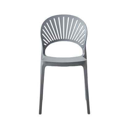 TuHome Paraiso Modern Dining Chair, Sophisticated High-Back  - Dark Grey