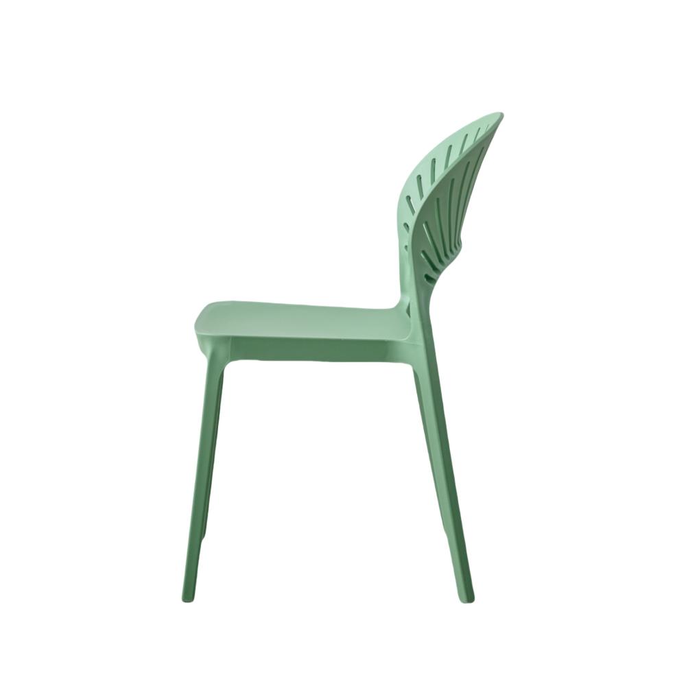 TuHome Paraiso Modern Dining Chair, Sophisticated High-Back  - Olive