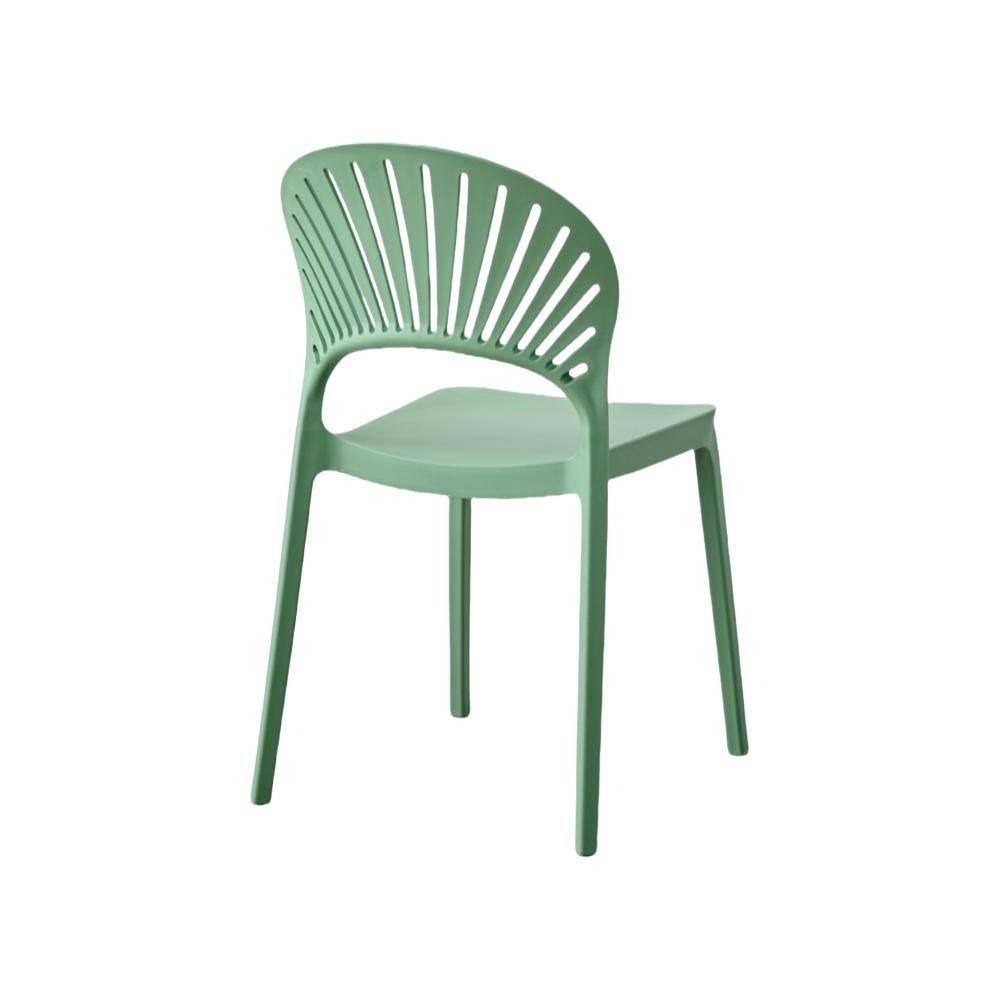 TuHome Paraiso Modern Dining Chair, Sophisticated High-Back  - Olive