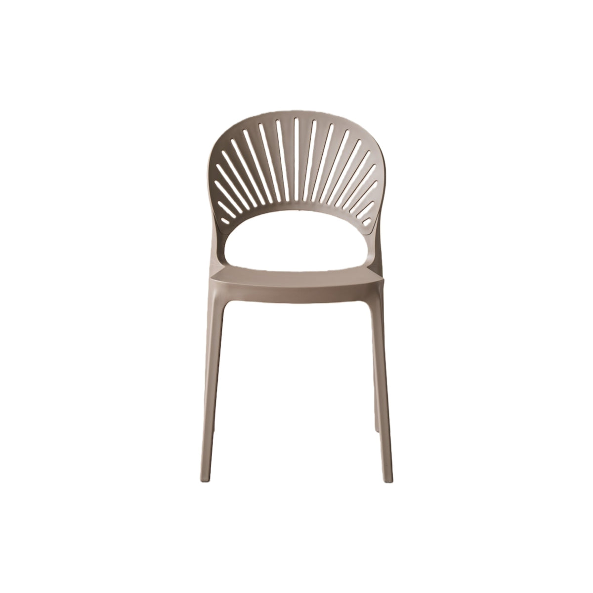 TuHome Paraiso Modern Dining Chair, Sophisticated High-Back  - Taupe