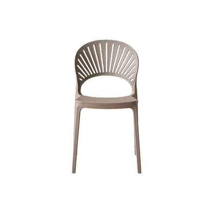 TuHome Paraiso Modern Dining Chair, Sophisticated High-Back  - Taupe