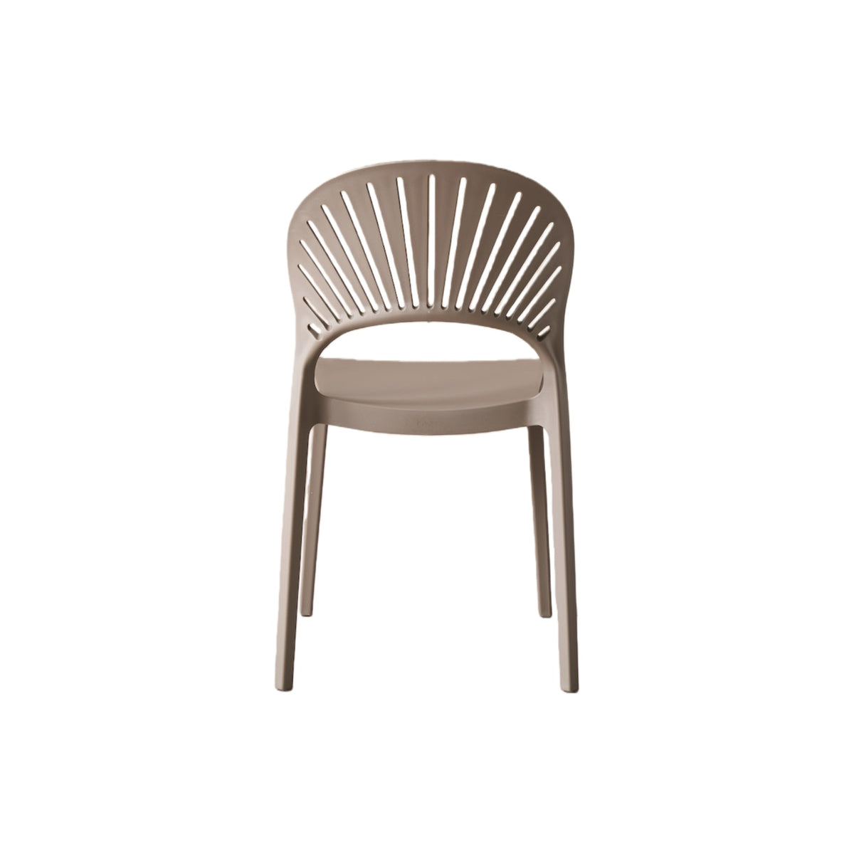 TuHome Paraiso Modern Dining Chair, Sophisticated High-Back  - Taupe