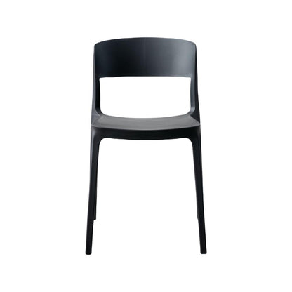 TuHome Monaco Modern Dining Chair, Sophisticated High-Back U - Black