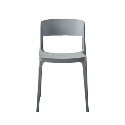 TuHome Monaco Modern Dining Chair, Sophisticated High-Back U - Dark Grey
