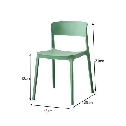 TuHome Monaco Modern Dining Chair, Sophisticated High-Back U - Olive