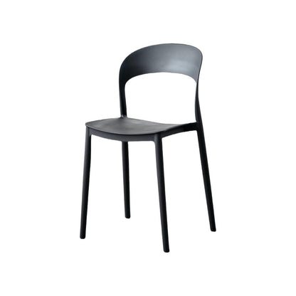 TuHome Patrick Modern Dining Chair, Sleek Upholstered Accent - Black