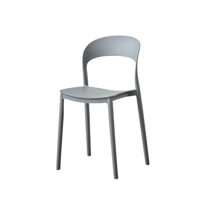 TuHome Patrick Modern Dining Chair, Sleek Upholstered Accent - Dark Grey