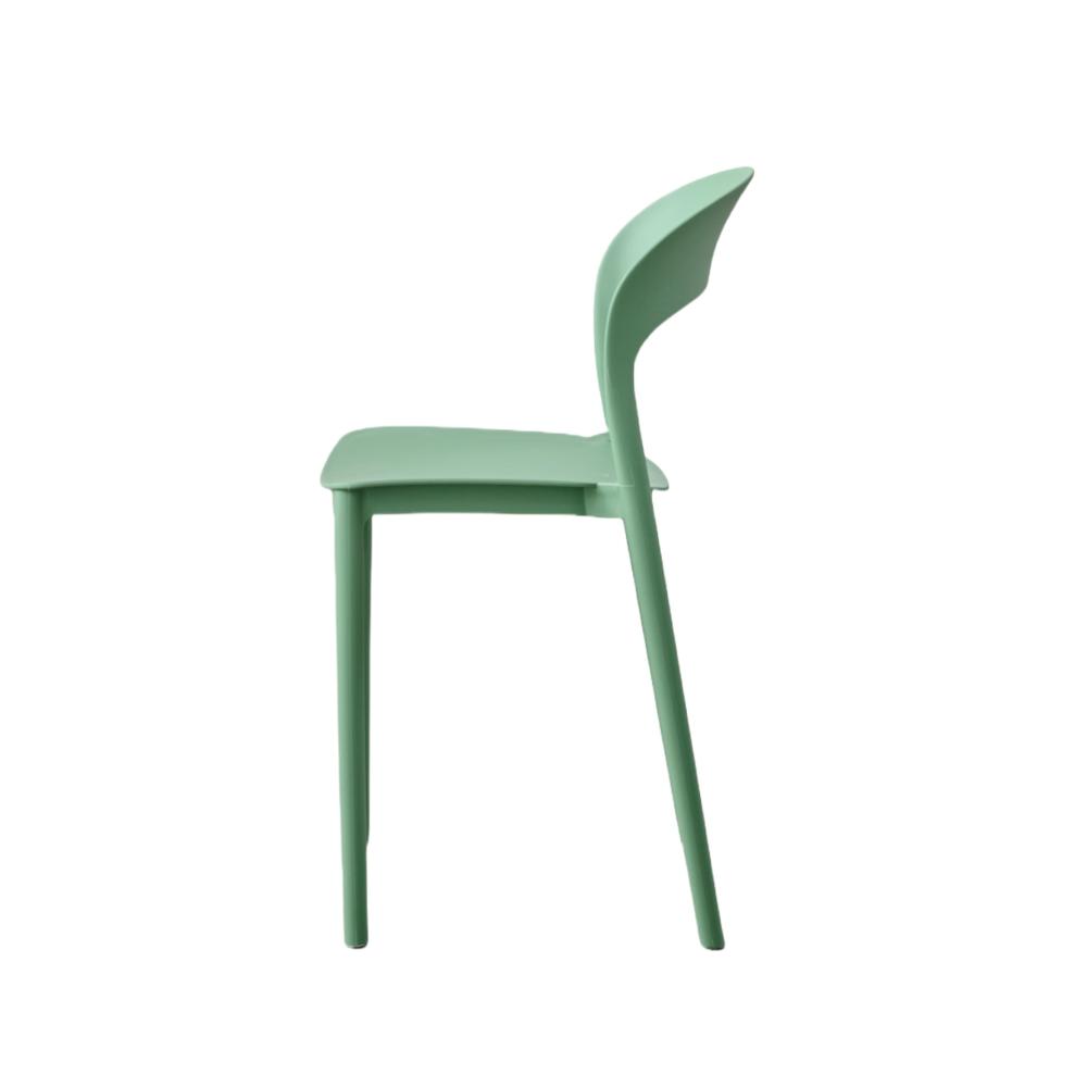 TuHome Patrick Modern Dining Chair, Sleek Upholstered Accent - Olive