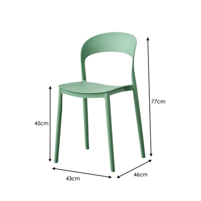 TuHome Patrick Modern Dining Chair, Sleek Upholstered Accent - Olive
