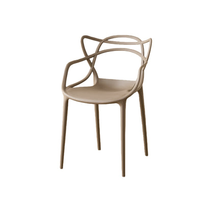 TuHome Palermo Modern Dining Chair, Sophisticated High-Back  - Taupe
