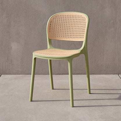 TuHome Nest Modern Dining Chair, Sophisticated High-Back Uph - Olive/Taupe