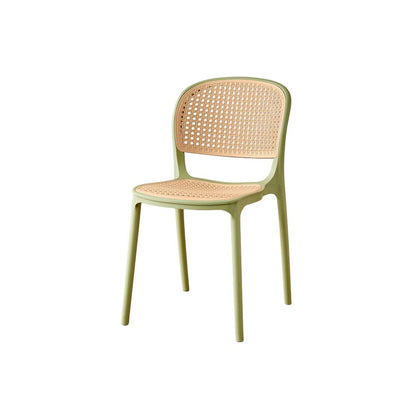TuHome Nest Modern Dining Chair, Sophisticated High-Back Uph - Olive/Taupe