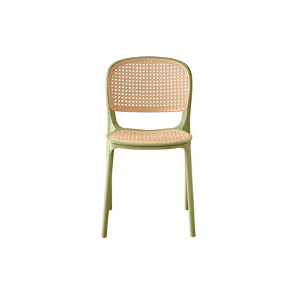 TuHome Nest Modern Dining Chair, Sophisticated High-Back Uph - Olive/Taupe