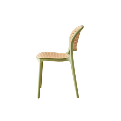 TuHome Nest Modern Dining Chair, Sophisticated High-Back Uph - Olive/Taupe