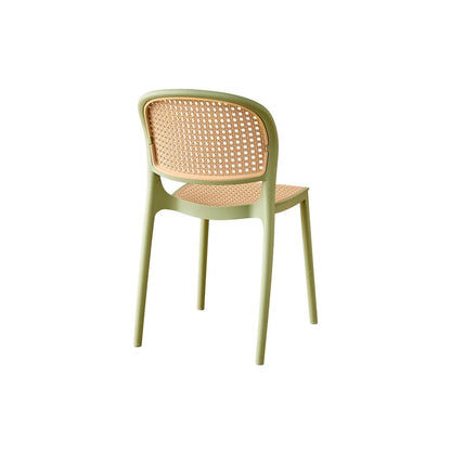TuHome Nest Modern Dining Chair, Sophisticated High-Back Uph - Olive/Taupe
