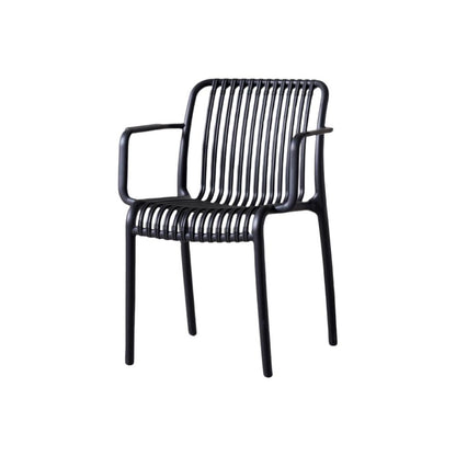 TuHome Terra Modern Dining Chair, Sophisticated High-Back Up - Black