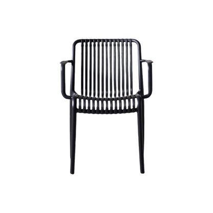 TuHome Terra Modern Dining Chair, Sophisticated High-Back Up - Black