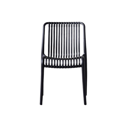 TuHome Terra Modern Dining Chair, Sophisticated High-Back Up - Black