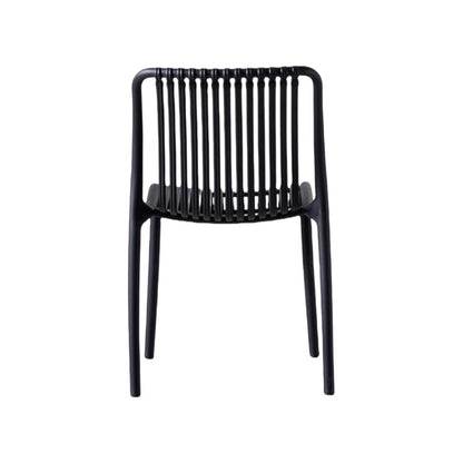 TuHome Terra Modern Dining Chair, Sophisticated High-Back Up - Black