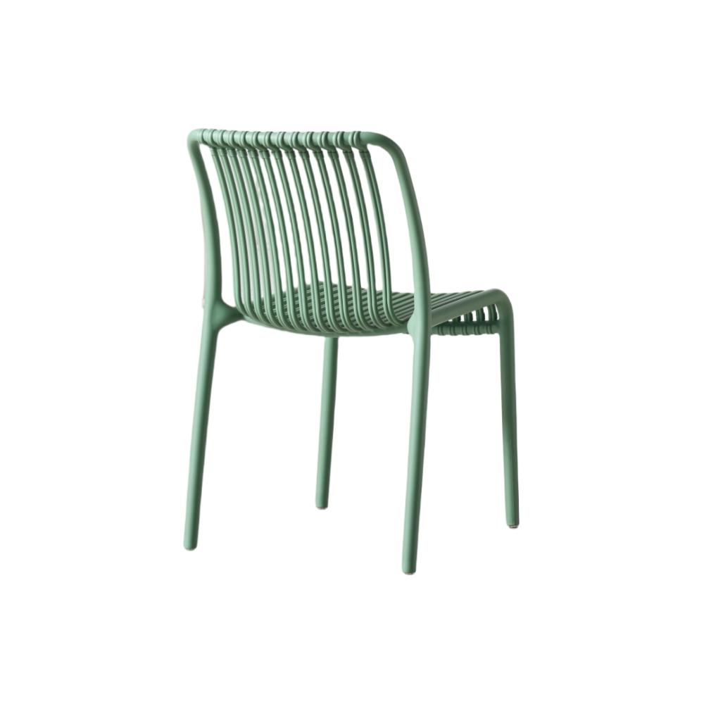TuHome Terra Modern Dining Chair, Sophisticated High-Back Up - Olive