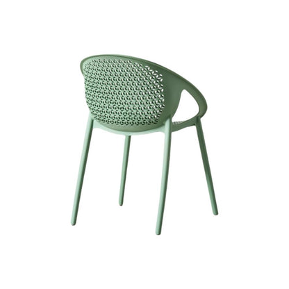 TuHome Selva Modern Dining Chair, Sophisticated High-Back Up - Green