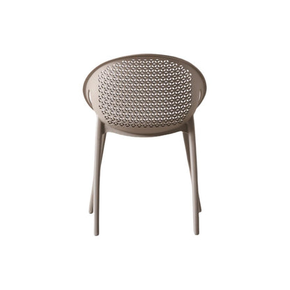 TuHome Selva Modern Dining Chair, Sophisticated High-Back Up - Taupe
