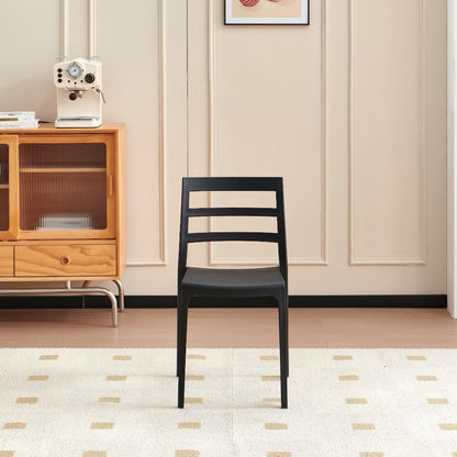 TuHome New York Modern Dining Chair, Contemporary Urban Acce - Black