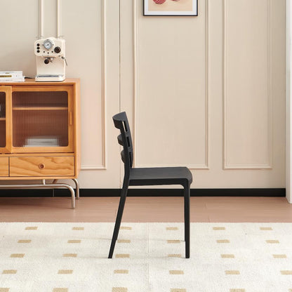 TuHome New York Modern Dining Chair, Contemporary Urban Acce - Black