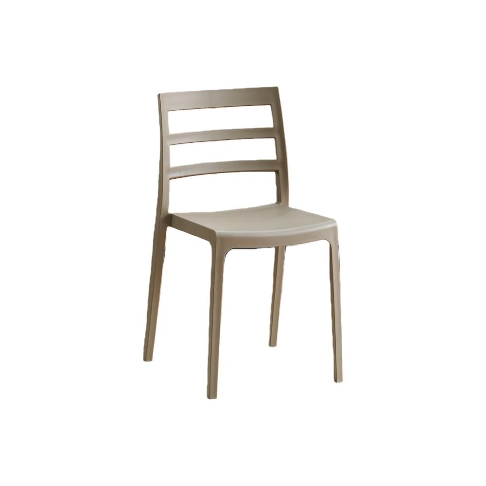 TuHome New York Modern Dining Chair, Contemporary Urban Acce - Taupe