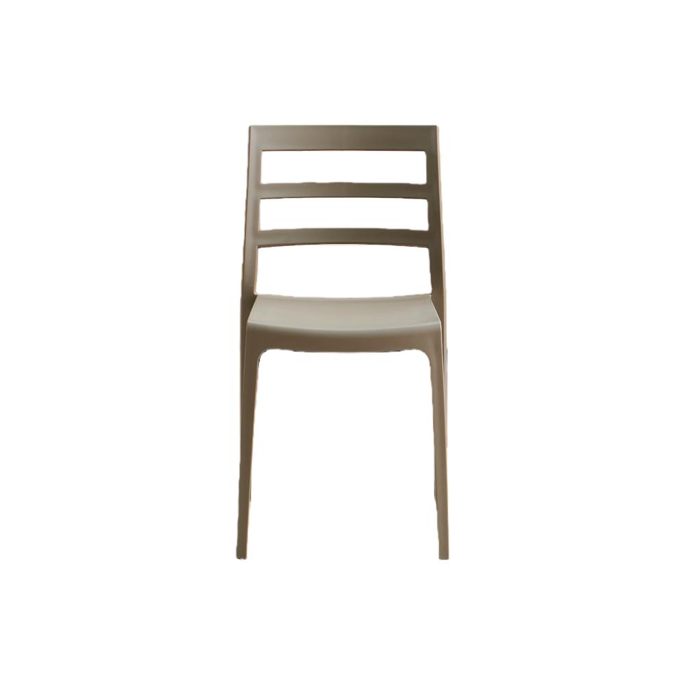 TuHome New York Modern Dining Chair, Contemporary Urban Acce - Taupe