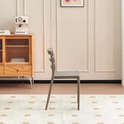 TuHome New York Modern Dining Chair, Contemporary Urban Acce - Taupe
