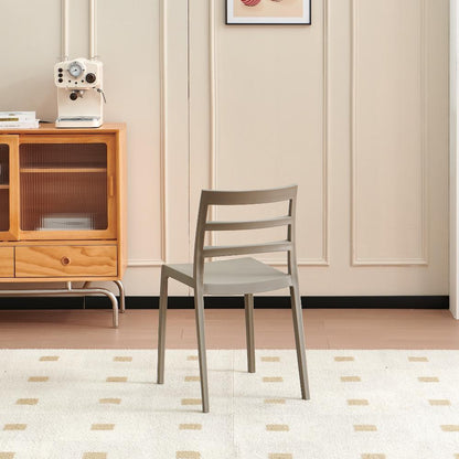 TuHome New York Modern Dining Chair, Contemporary Urban Acce - Taupe